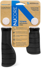 HERRMANS - HERRMANS handvatset nucore town wave 90/130mm zwart