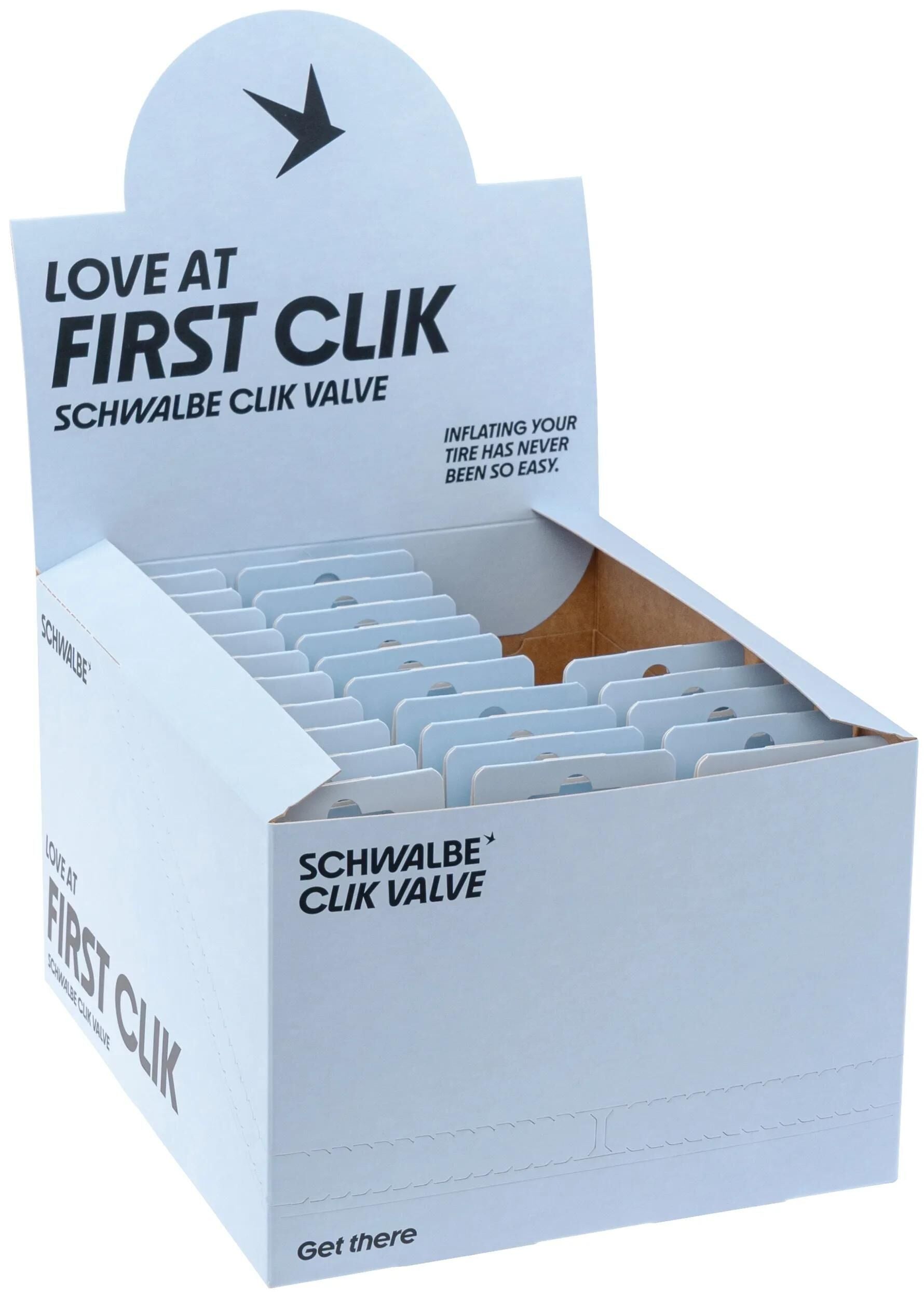 SCHWALBE - SCHWALBE ventil "clik valve" valve clik valv starter kit dv