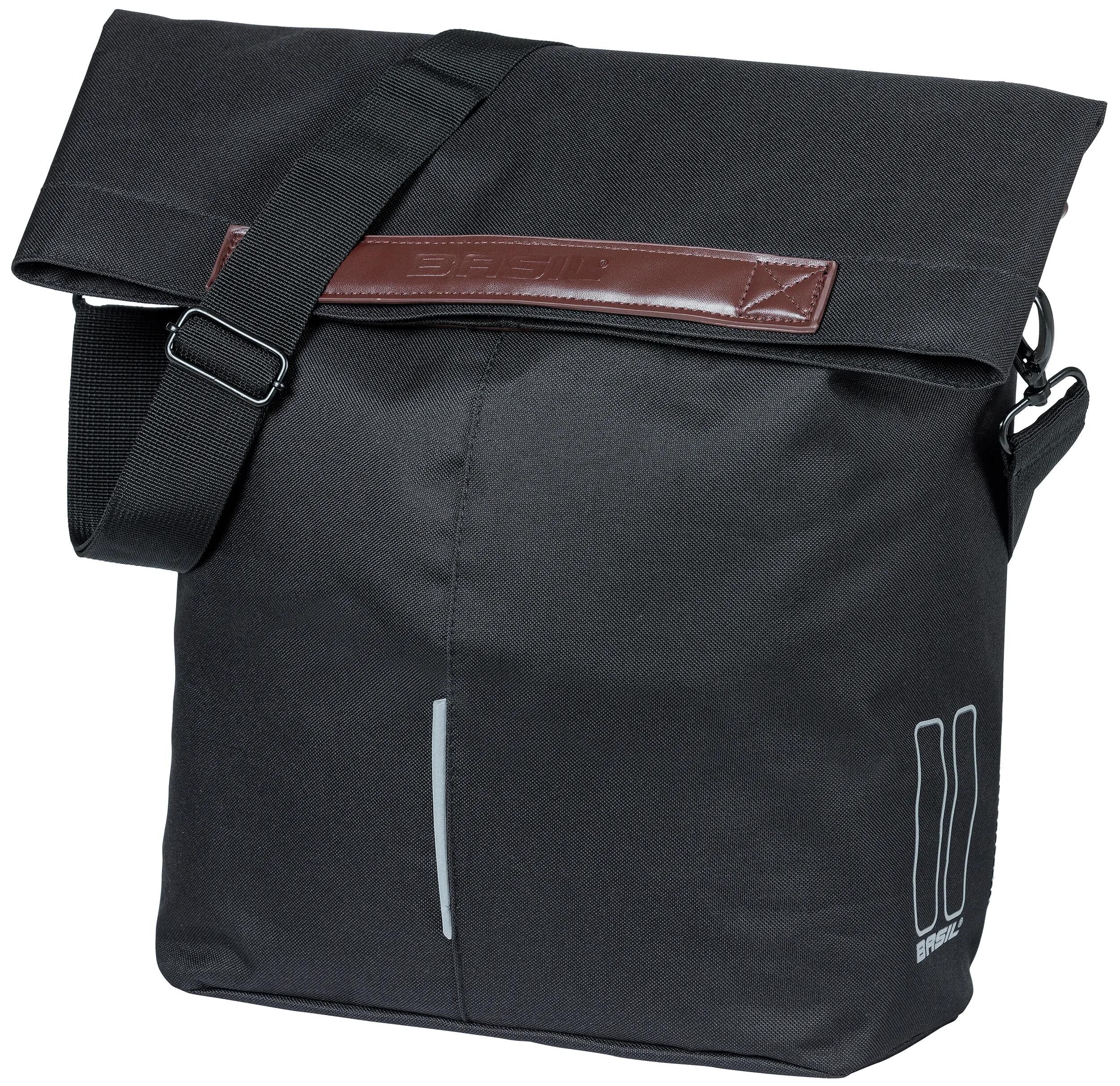 BASIL - BASIL Tas city shopper zwart | mik hooks | 16l