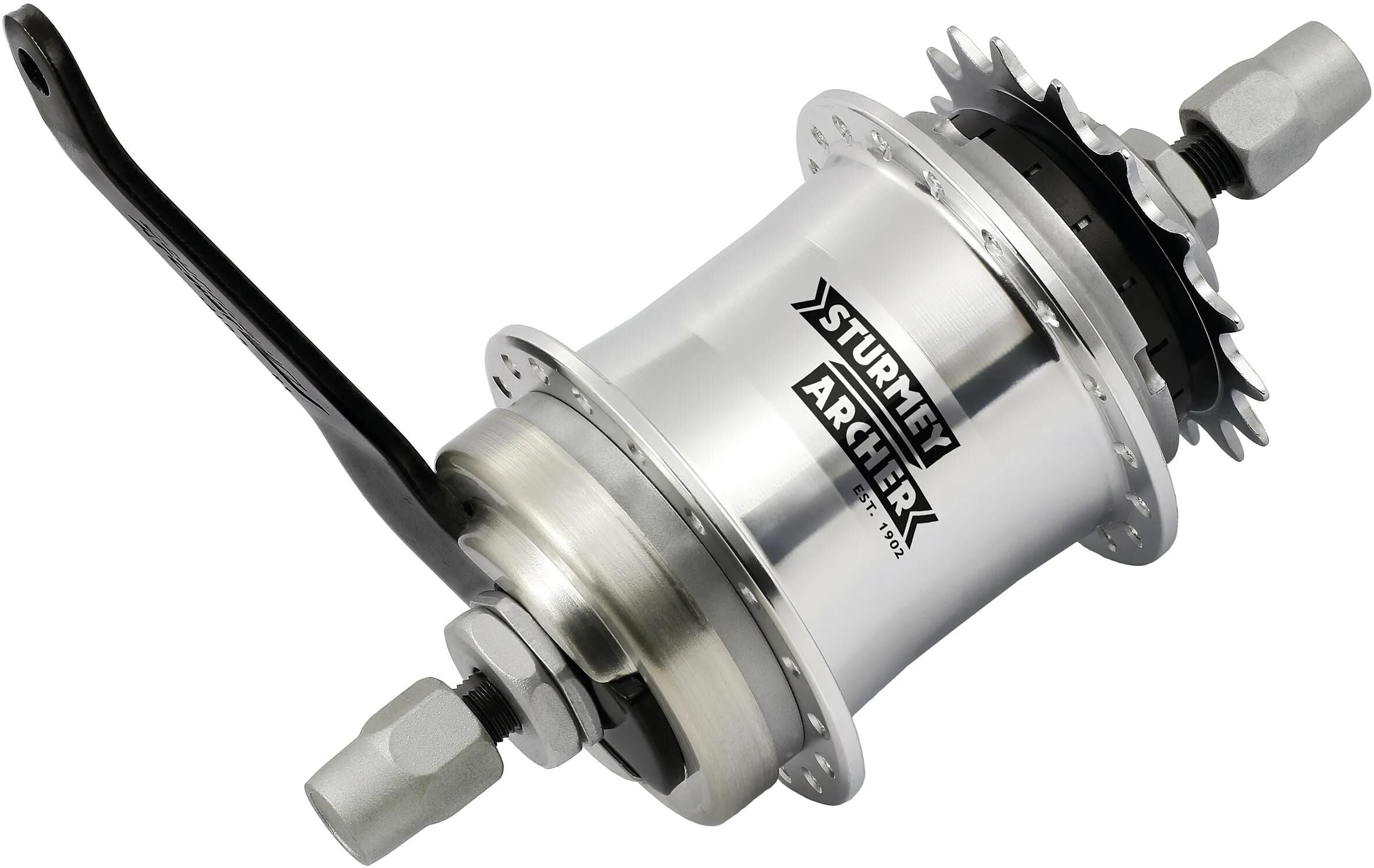 Sturmey archer getriebenabe s1c singlespeed hub 36 l. silver