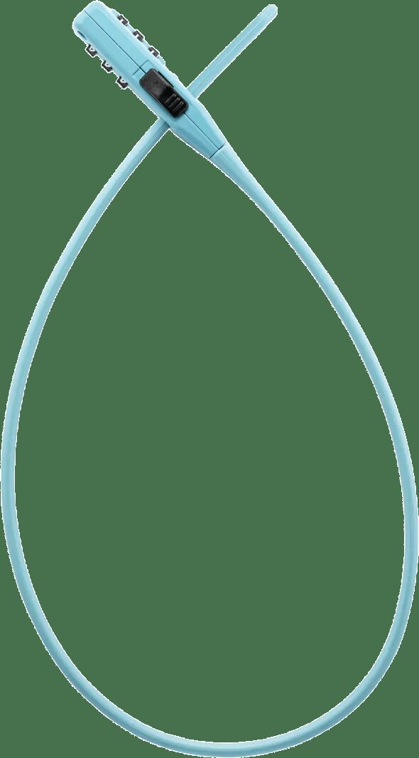 TRELOCK - TRELOCK zahlen-kabelschloss "strap it" cable tie clamp strap it blue