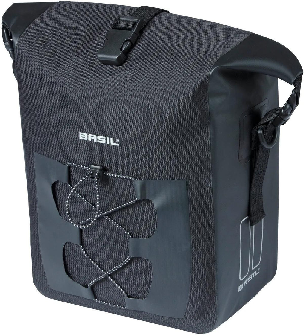 BASIL - BASIL Tas navigator m enkel | mik studs | zwart 14l
