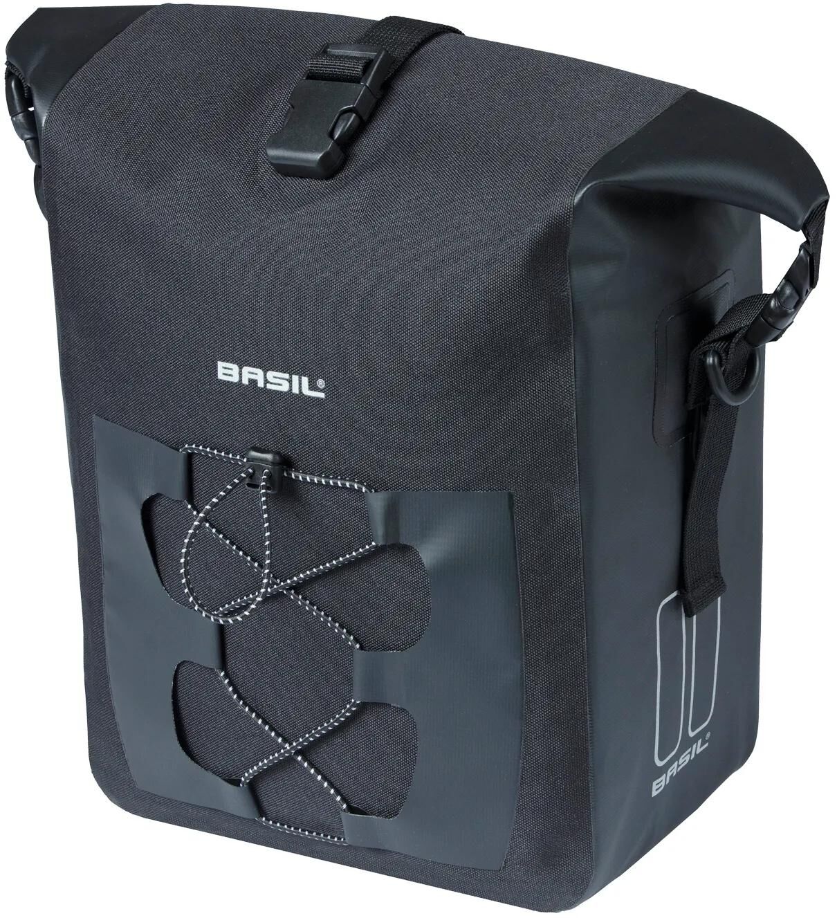 BASIL - BASIL Tas navigator m enkel | mik studs | zwart 14l