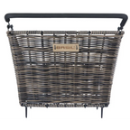 Basil fietsmand cento rattan look multi system 41 x 25 x 12 cm - bruin
