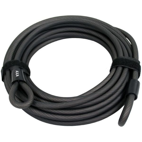 Axa - Slotkabel double loop 1000/10 - zwart