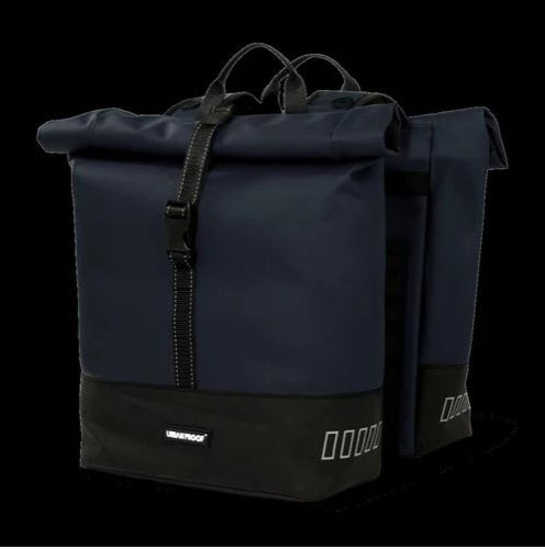 UrbanProof - UrbanProof rolltop dubbeltas 38l blauw recycled