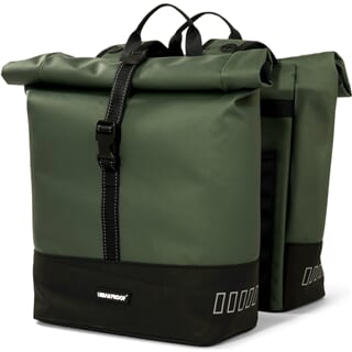 Urbanproof - Urbanproof tas double roll up recycle 38l groen