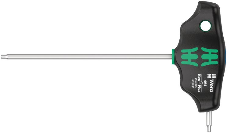 Wera 454 t-handle hexagon screwdriver hex-plus