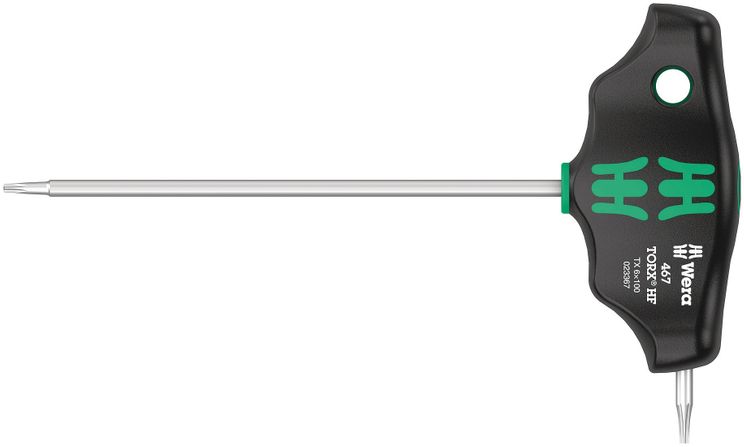Wera schroevendraaier t-greep - torx tx 6