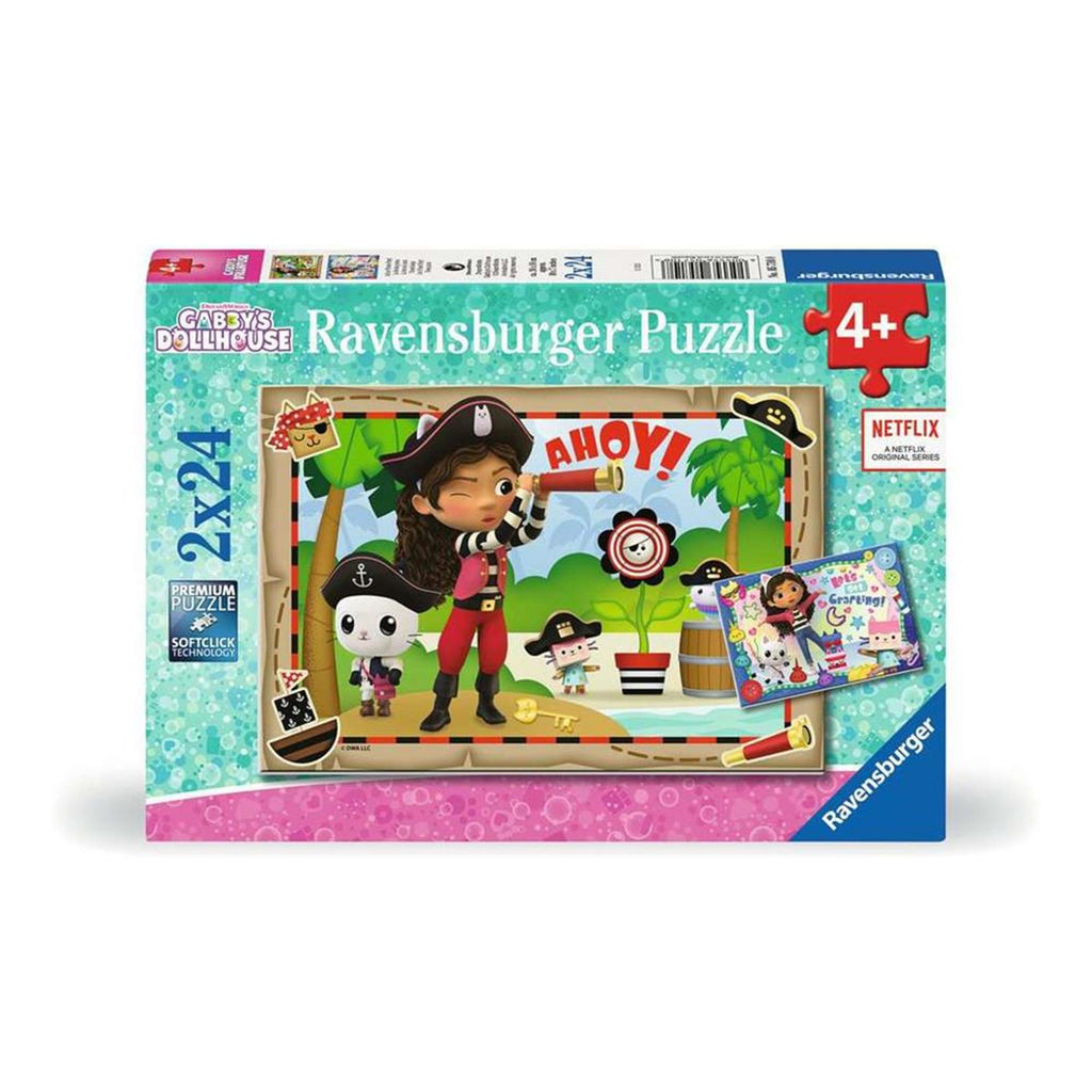 Ravensburger gabby's poppenhuis legpuzzel, 2x24st.