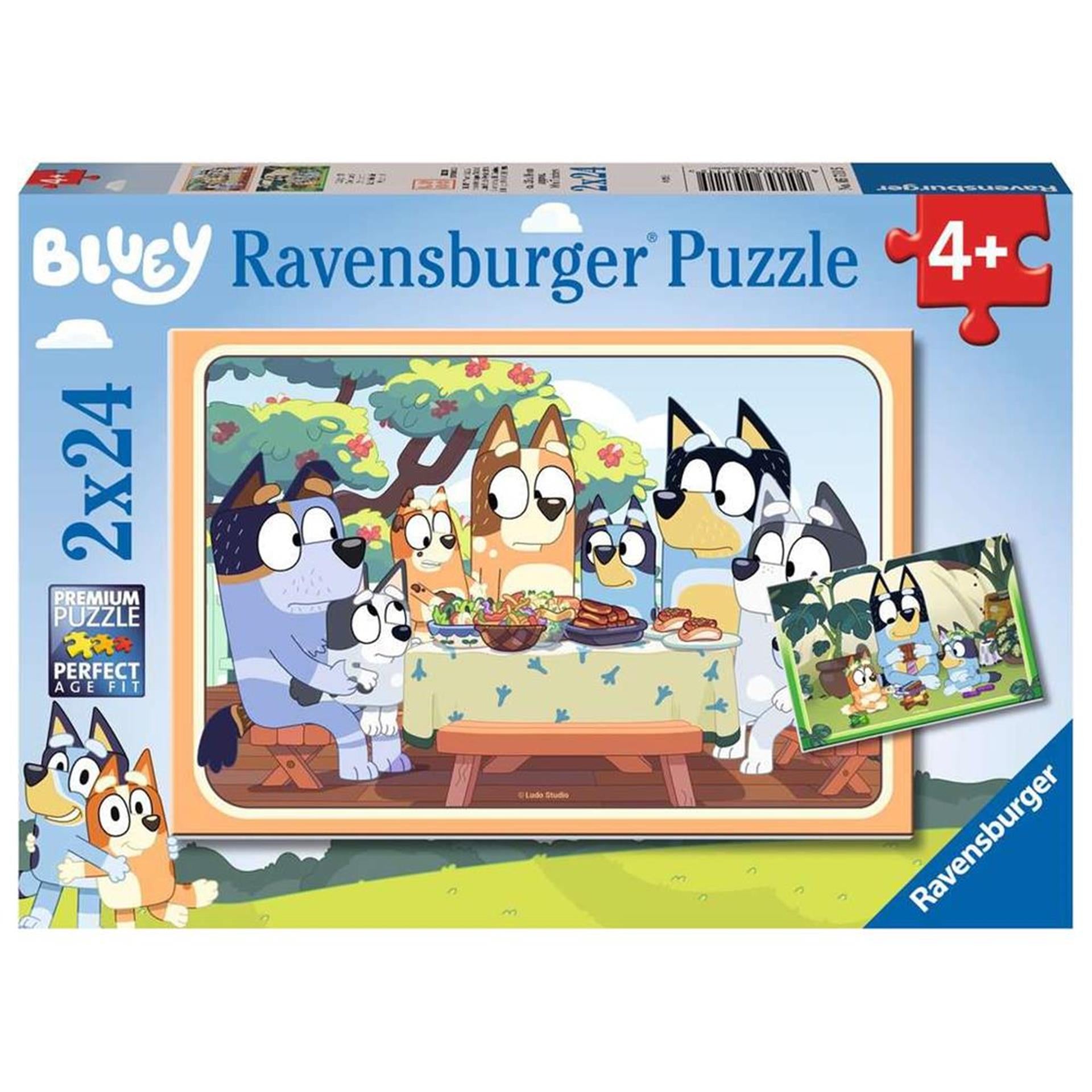 Ravensburger - puzzel bluey 2x24 stukjes