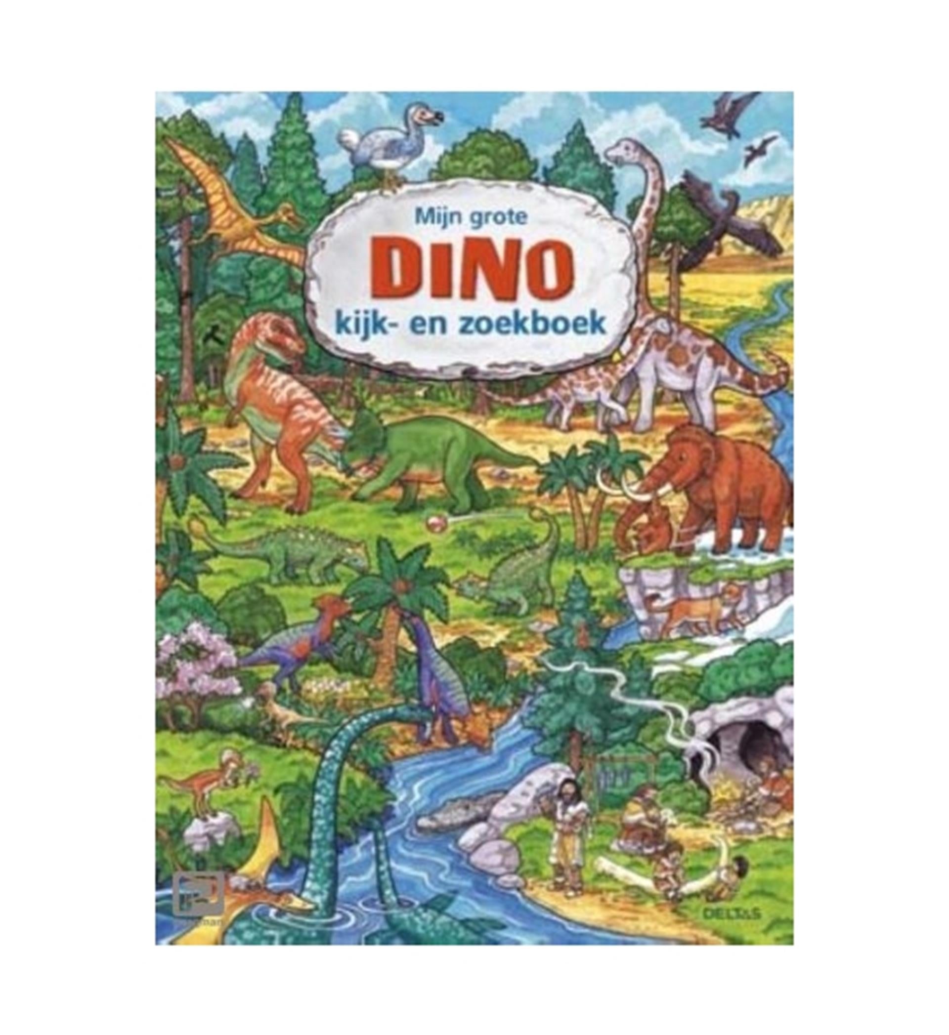 Deltas - Deltas Mijn grote dino kijk- en zoekboek