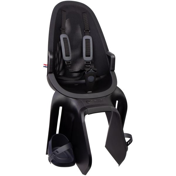 Qibbel - Kinderzitje achter air met dragerbevestiging (cfs) - midnight black