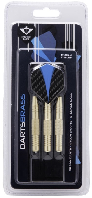 Longfield - Longfield dartset brass 22gr in etui