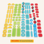 Bristle blocks bristle builder blocks 112 blocks. 2+