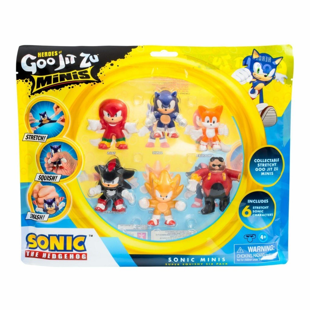 Goo Jit Zu - Goo Jit Zu sonic minis 6 pack
