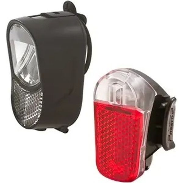 Spanninga - Verlichtingsset luz xb koplamp & presto xb achterlicht - batterij