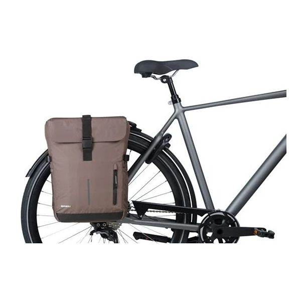 BASIL - BASIL Tas move dubbel bruin | 30l