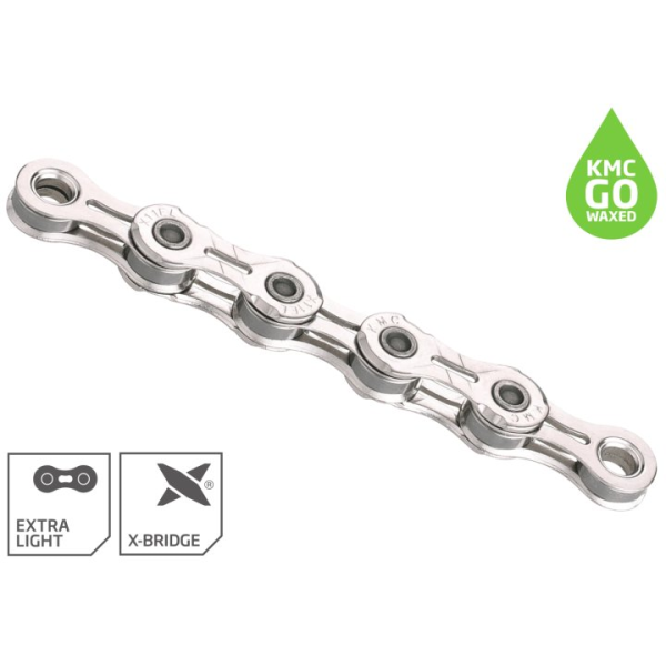 KMC - X11el waxed - silver (nickel plated)