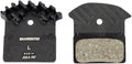 Plaquettes de frein à disque Shimano J05A résine avec aileron EBPJ05ARFA