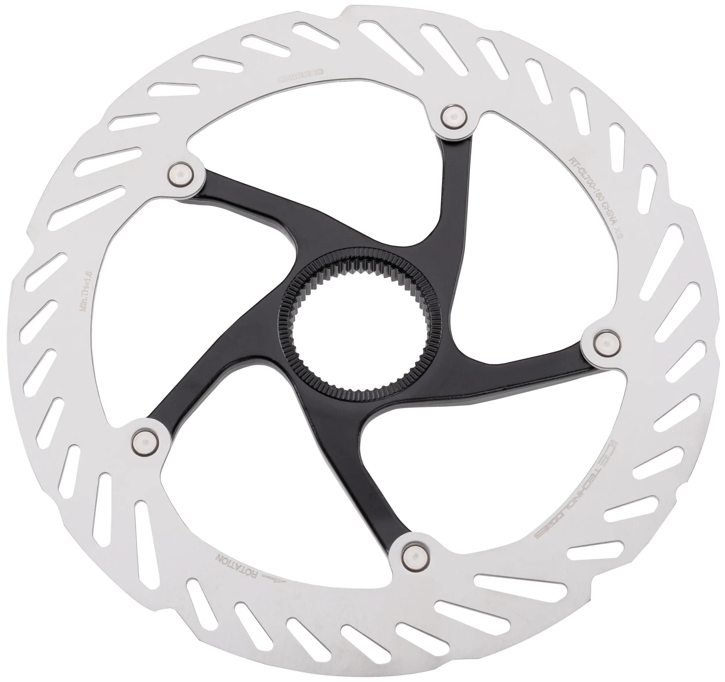 SHIMANO - SHIMANO bremsscheibe "rt-cl700" shim.brake rotors cl700 180mm cl int. rtcl700