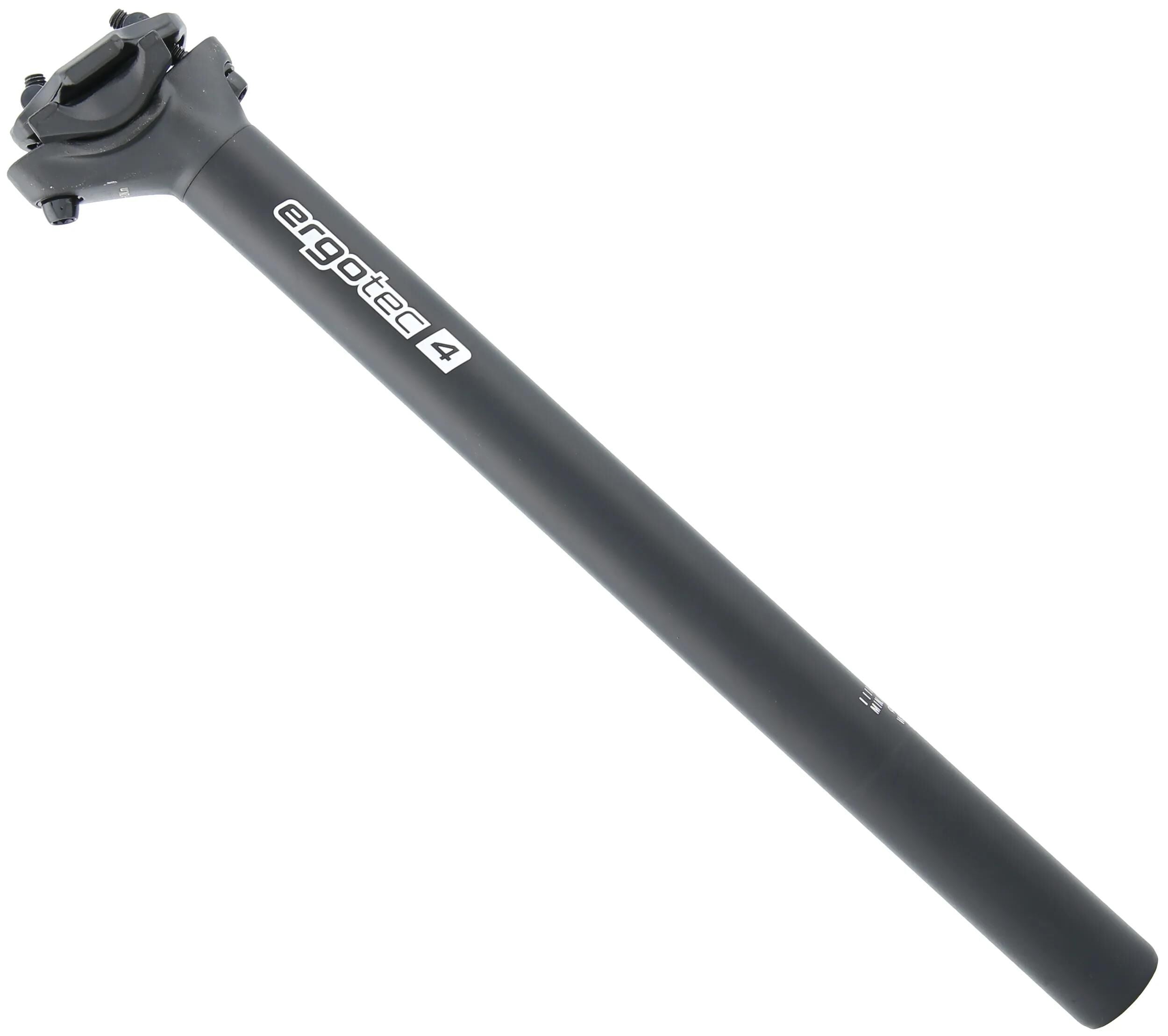 Ergotec zadelpen atar 27.2 x 350 zwart mat