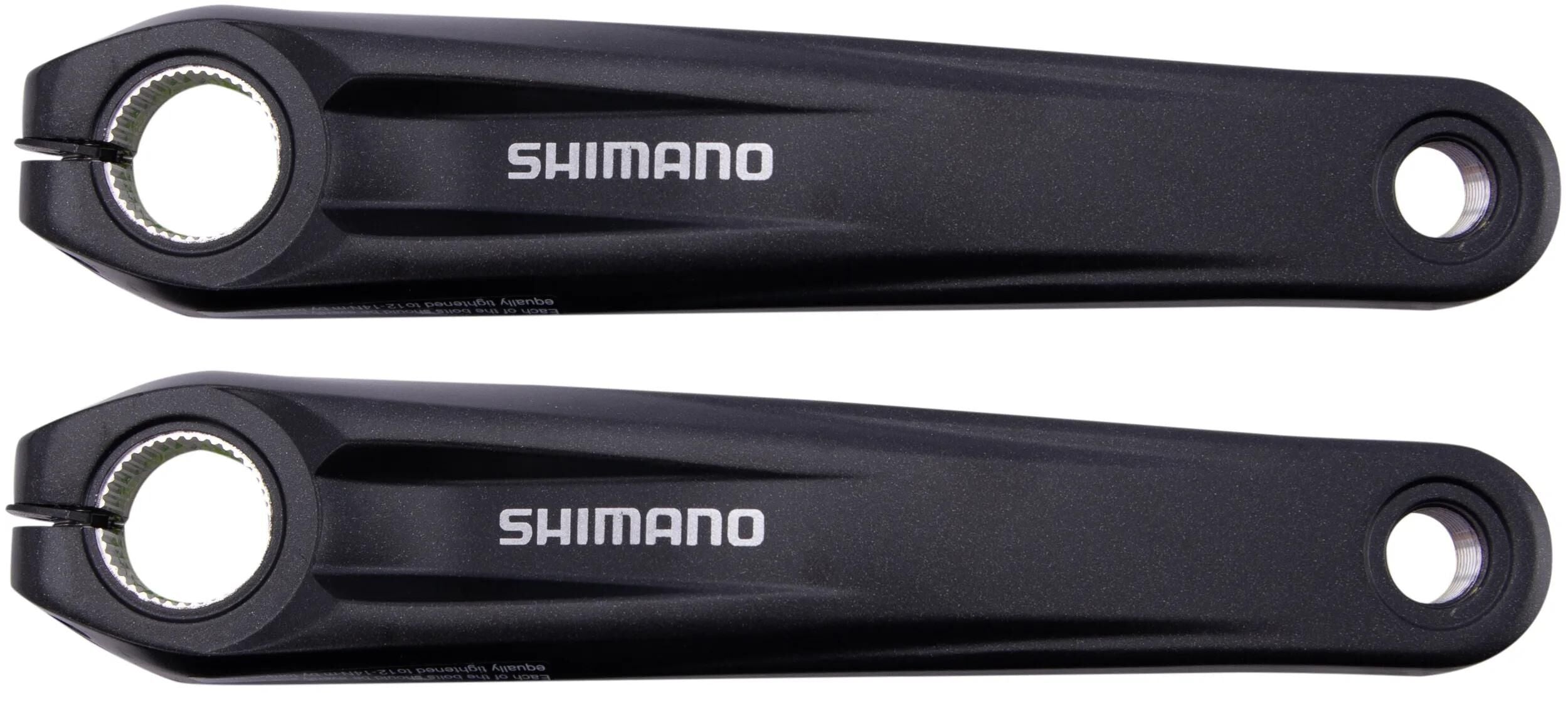SHIMANO - SHIMANO kurbelsatz "steps fc-e8000" crank arm set shim.steps 175mm black