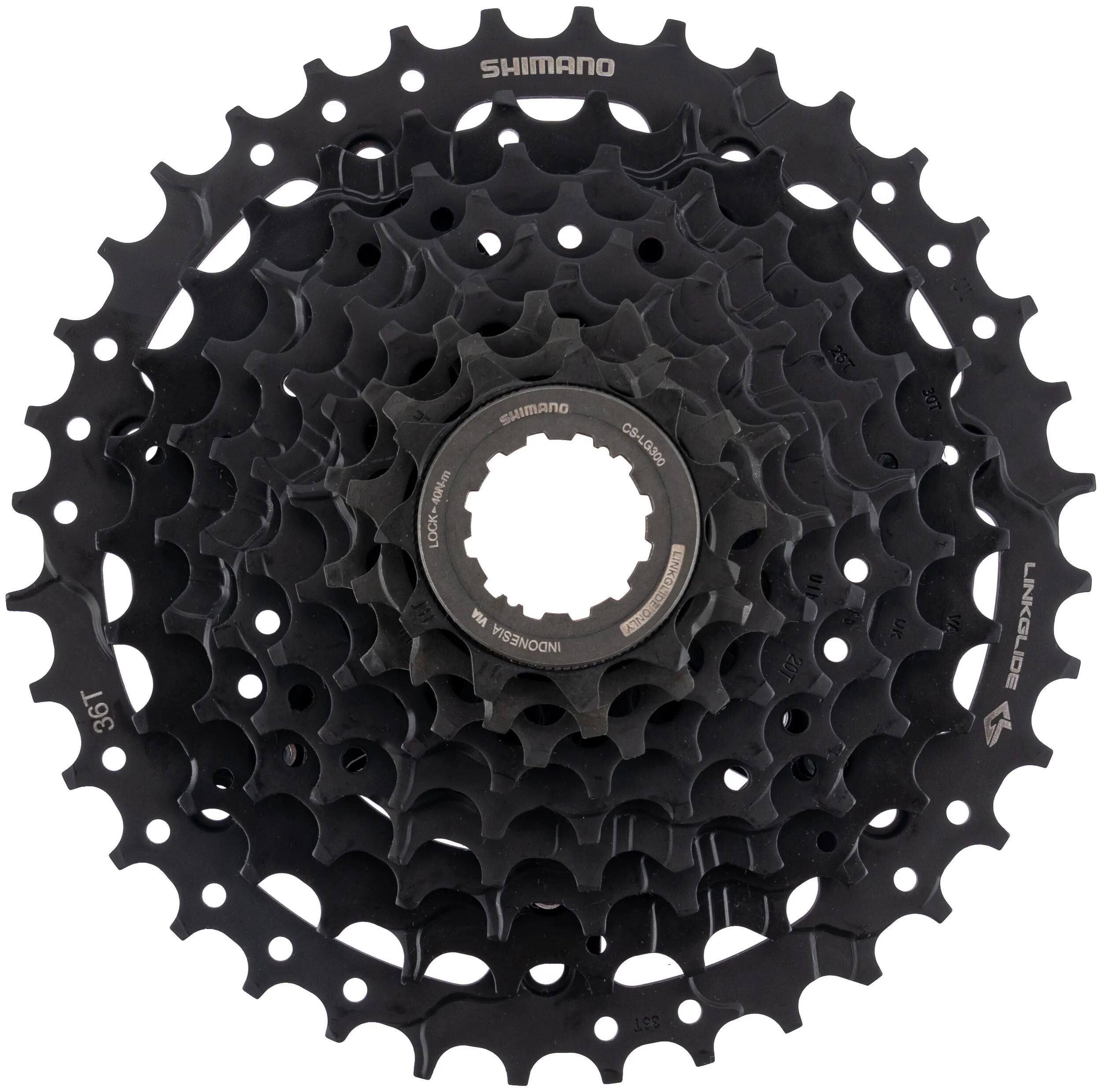 SHIMANO - SHIMANO kassette "cs-lg 300-9" shim.cassette lg300 9f 11-36z
