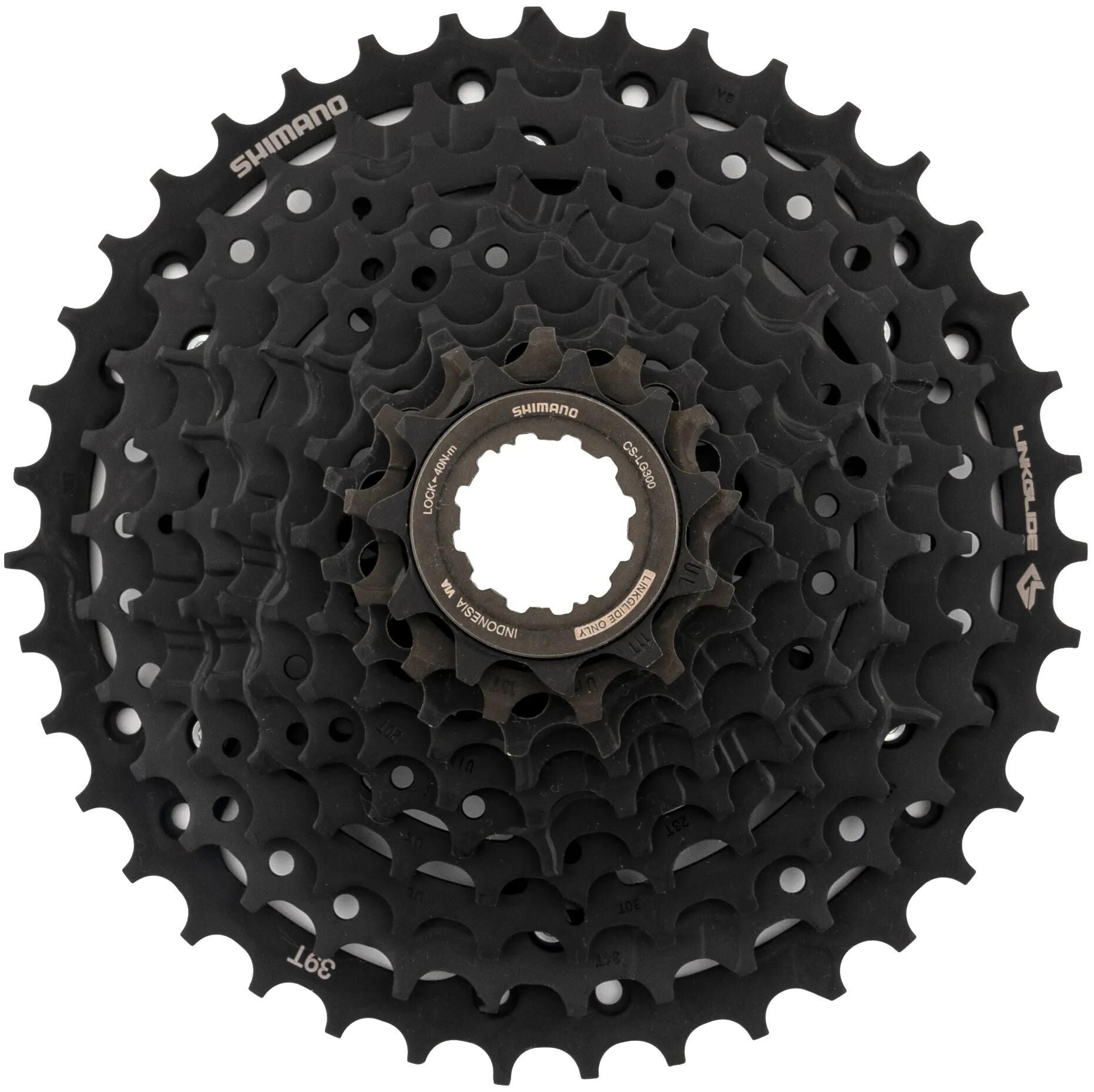 SHIMANO - SHIMANO kassette "cs-lg300-10" cas.sprocket shim.cs-lg 300 11-39t 10sp
