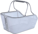 Basil fietsmand cento tech fiber nordlicht mik 21 liter 39 x 24 x 15 cm blauw zilver