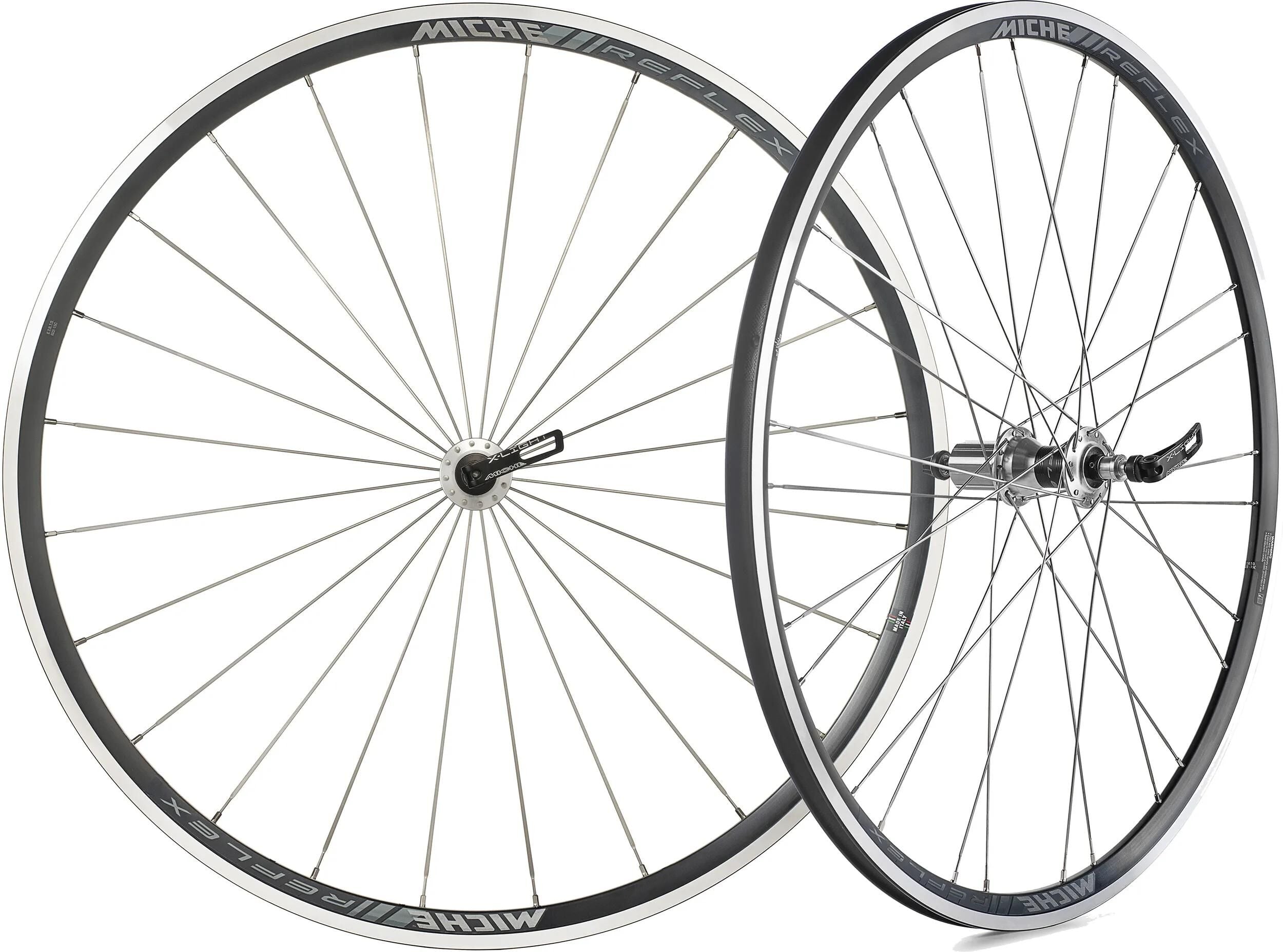 Miche wielset reflex xl zilver velgrem clincher shima passing
