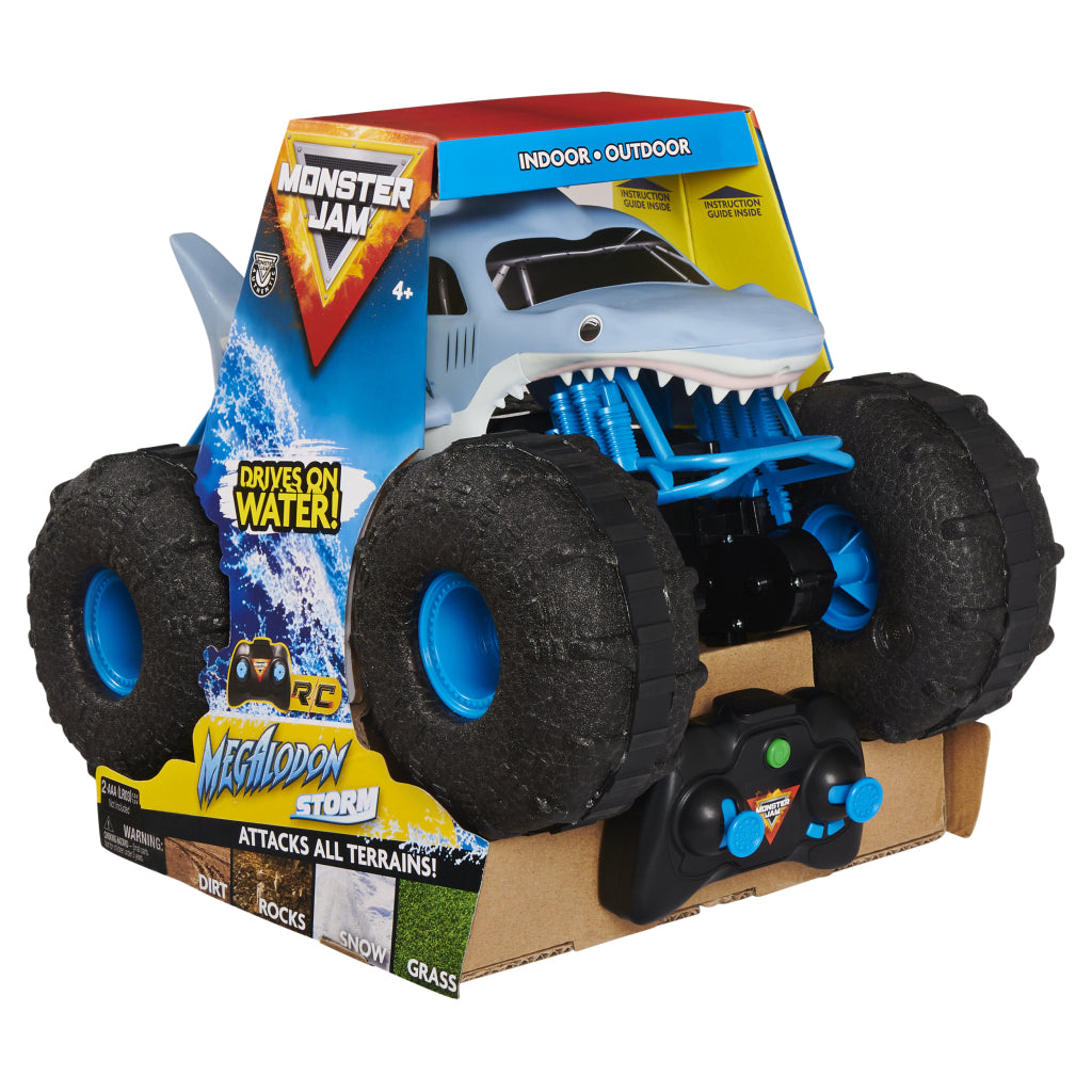 Spinmaster radiografisch bestuurbare auto monster jam megalodon storm
