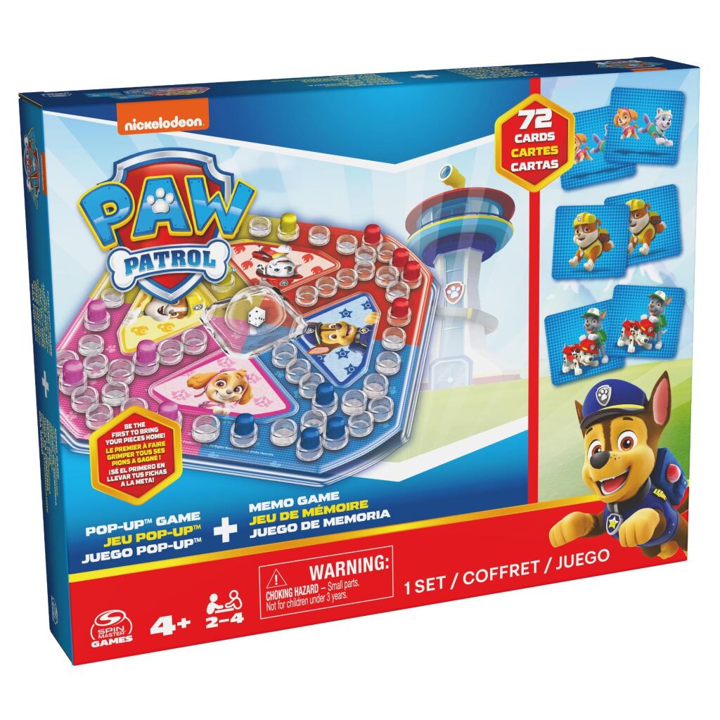 Paw patrol 2-pack: memo pop-up spel