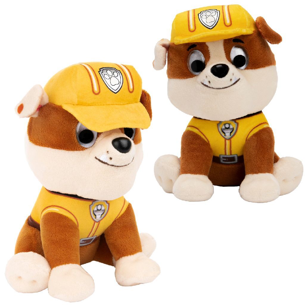 Paw patrol gund - rubble - knuffel - 15 cm