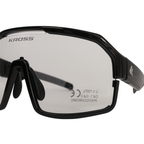 Kross fietsbril fly uv400 meekleurende lenzen - zwart frame