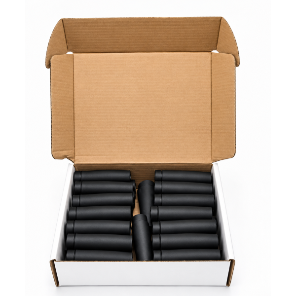 Herrmans - Service box clik 123/90 tpe45 zwart l+r - werkplaatsverpakking à 30 stuks