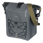 Basil enkele tas navigator storm m mik 12-15l 14 x 25 x 36 cm - zwart