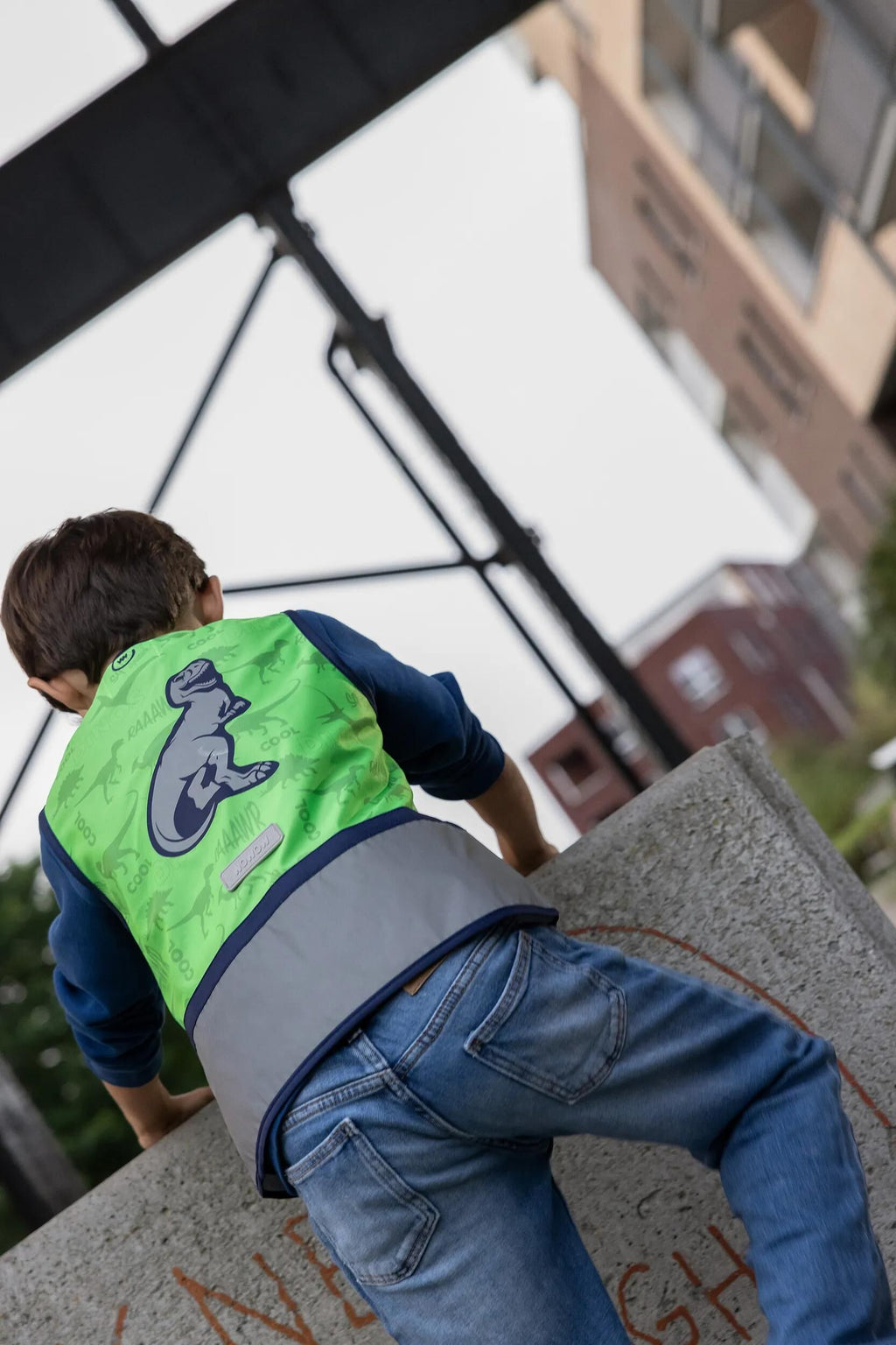 Wowow weste zippy jacket green reflective children zippy green gr. l