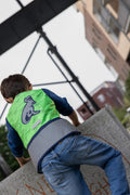 Wowow weste zippy jacket green reflective children zippy green gr. xs