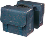 Basil dubbele fietstas flair mik 35 liter 15 x 35 x 31 cm (2x) - navy