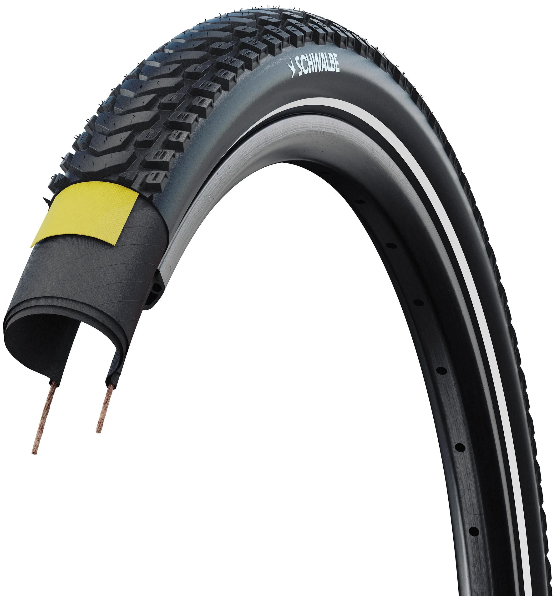 SCHWALBE - SCHWALBE reifen "marathon mondial pro evolution line" tyre marathon mond.pro evol.line 47-622
