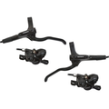 Shimano hydraulische schijfremset mt200 voor- en achterzijde - zonder remschijf - zwart