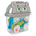 Mattel mega bloks animal buckets fisher price assorti | 4 stuks