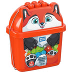 Mattel mega bloks animal buckets fisher price assorti | 4 stuks