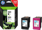HP - HP 301 zw en kl actiepack n9j72ae