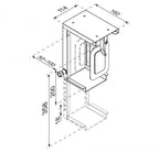 Neomounts cpu-d075black houder (zwart, retail)