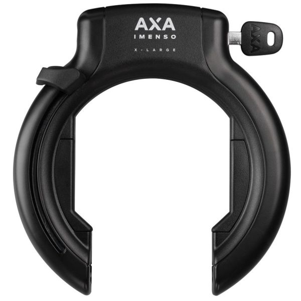 Axa ringslot imenso x large retractable - zwart