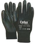 Handger. montage handschoenen medium 8 grijs-geel