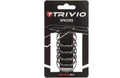 Trivio - spacer 5mm 1 1 8 aluminium zwart - 5 stuks