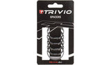 Trivio - spacer 5mm 1 1 8 aluminium zwart - 5 stuks
